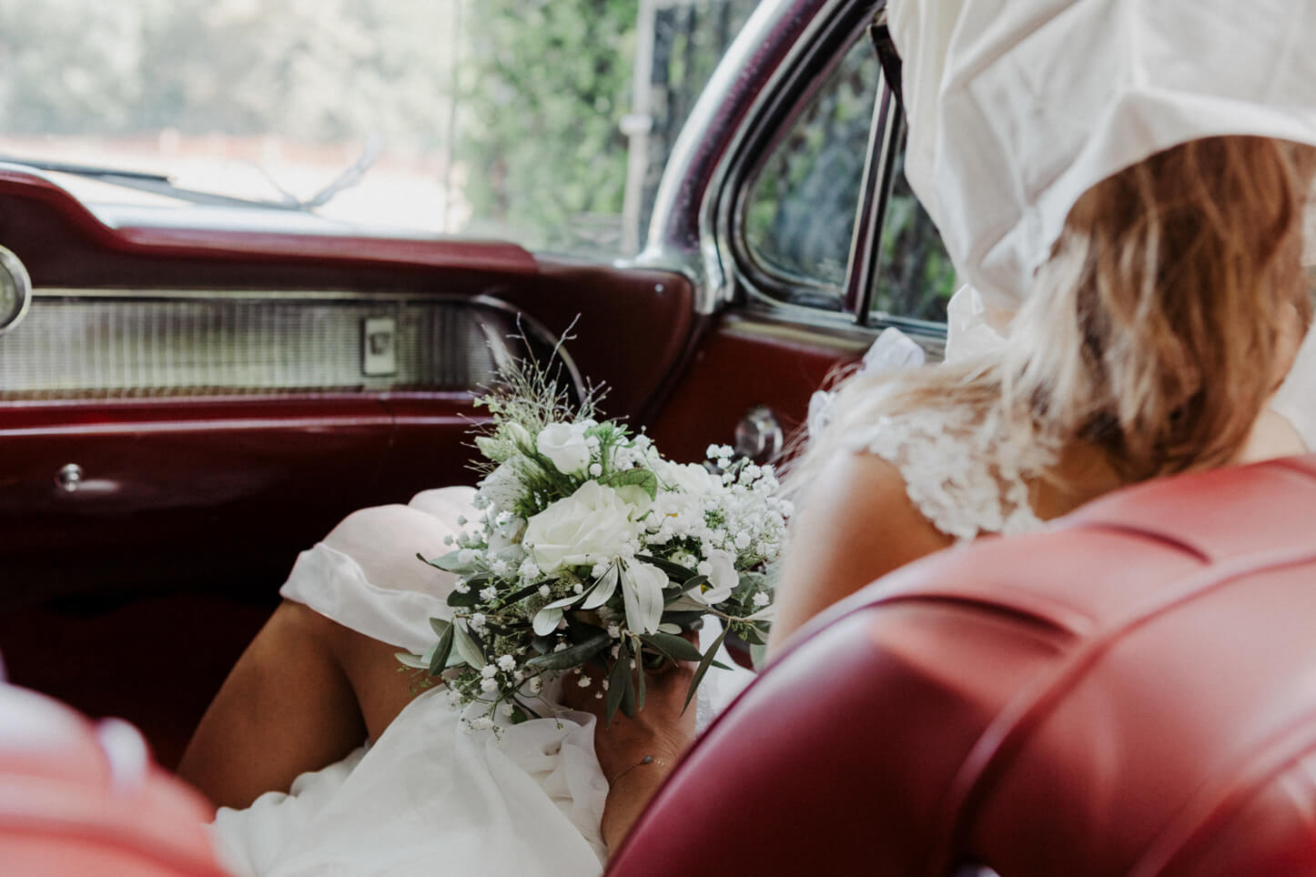 Braut im Cadillac, Hochzeitsauto