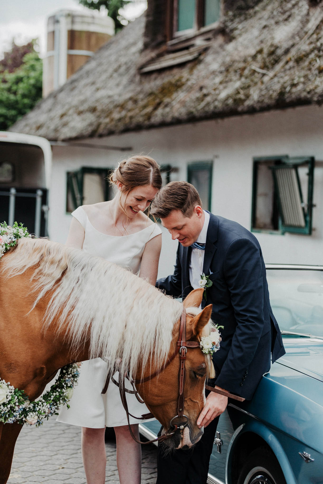 Hochzeitsfotos mit Pferd