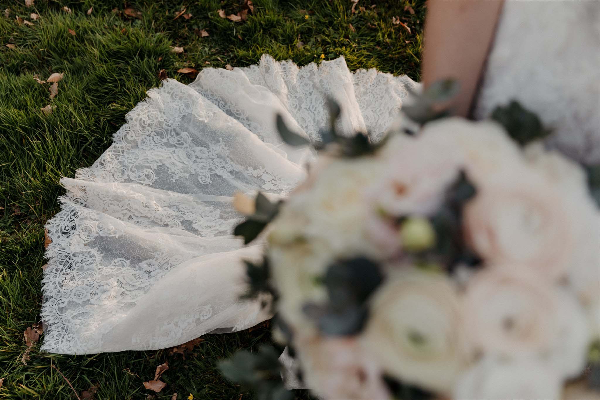 Brautkleid im Detail Hochzeitsfotografin